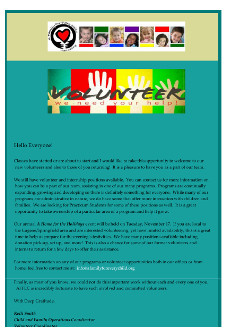 September 2015 Volunteer Newsletter